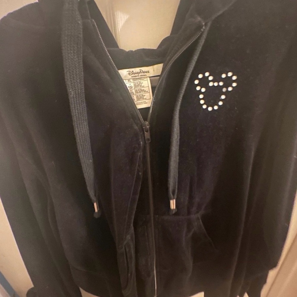Disney Parks Black Zip-Up Jacket